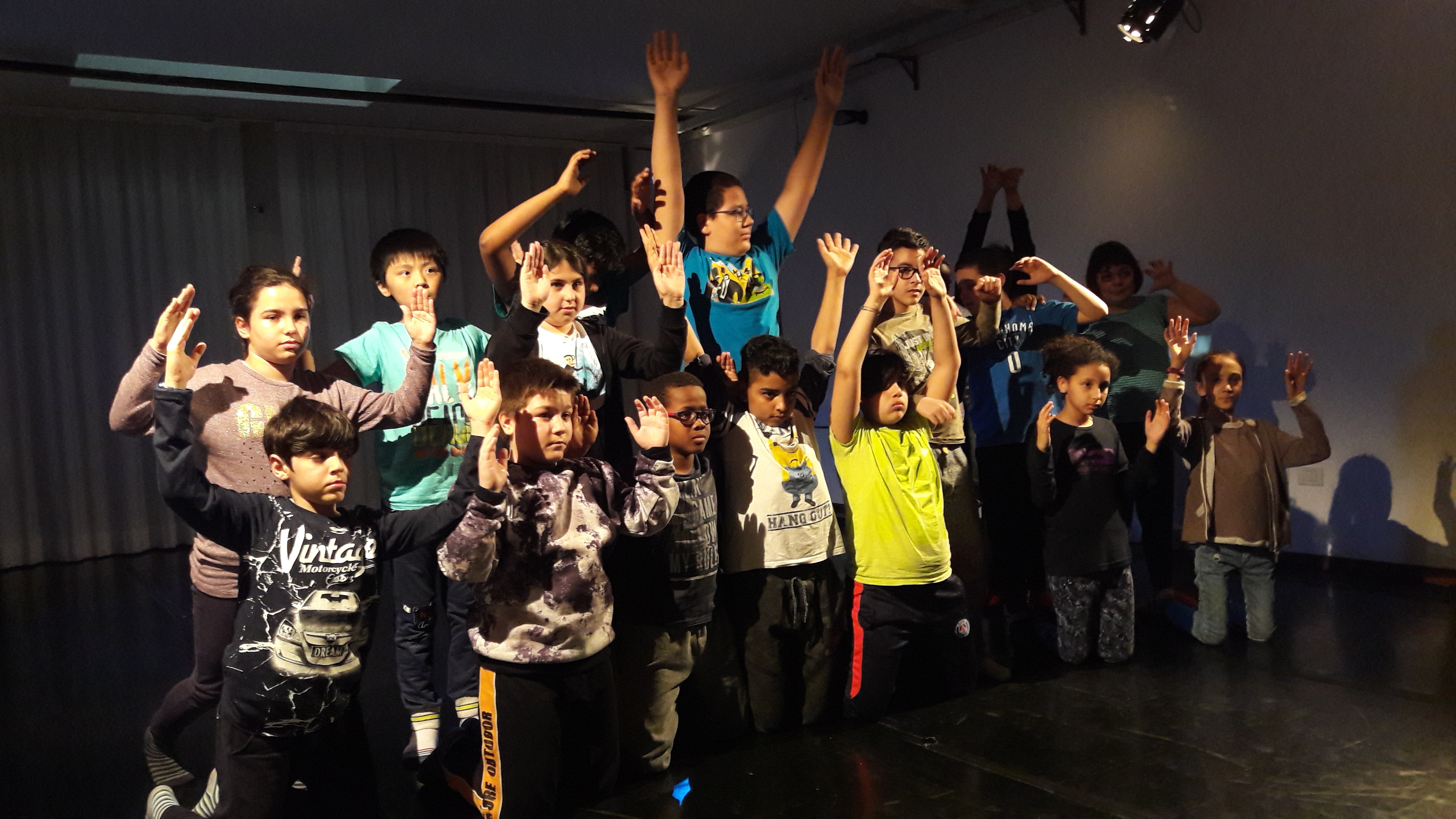 Prove spettacolo teatrale della classe VF delle Federzoni