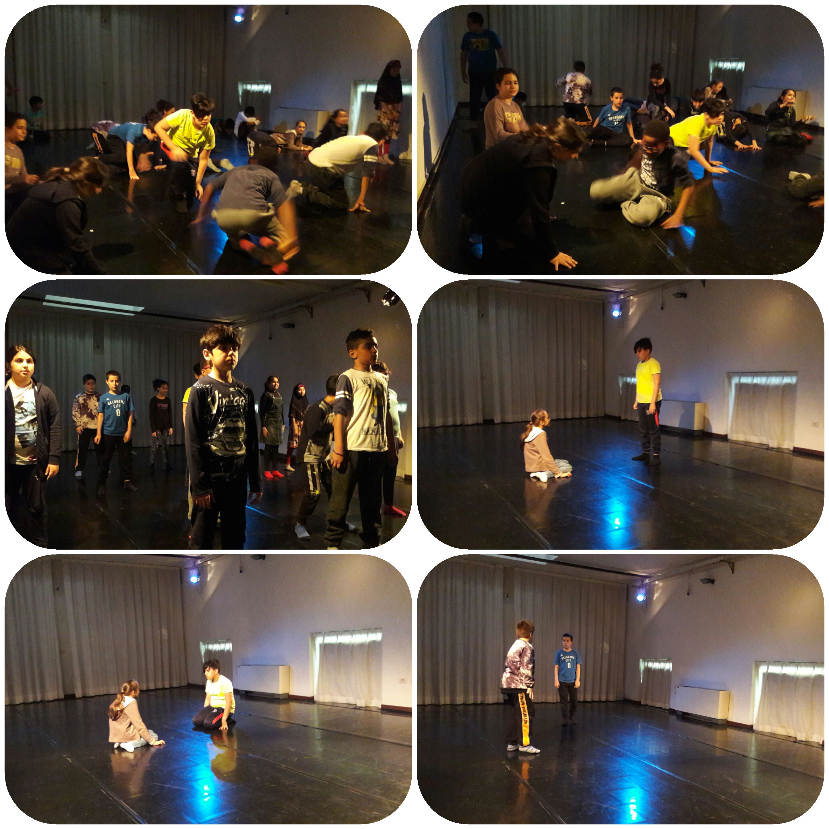 Laboratorio al teatro Testoni di Bologna - collage